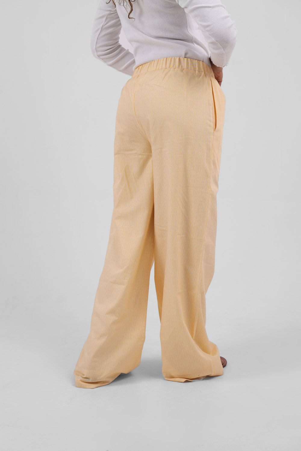 Every Day yellow Butter striped layered pant