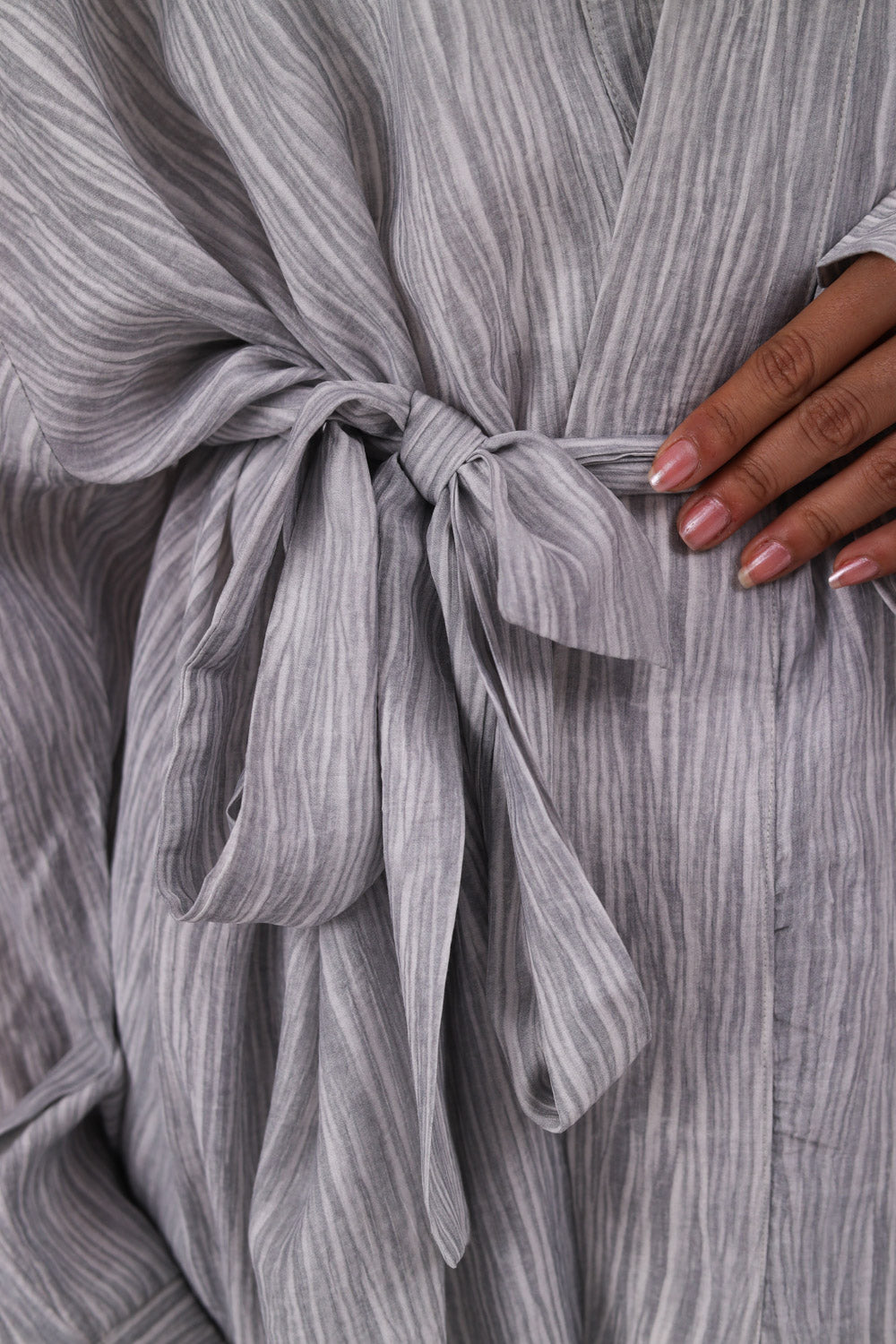 Essentials linen grey cardigan