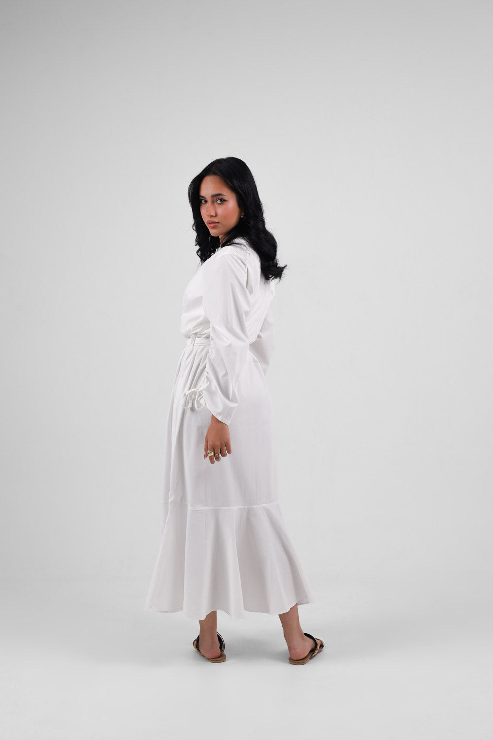 The Breezy white dress free size