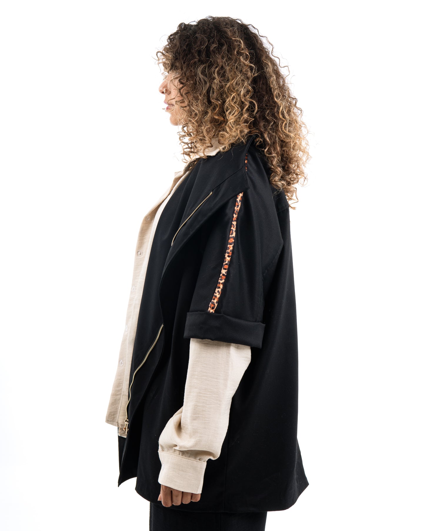Black Gabardine Jaket