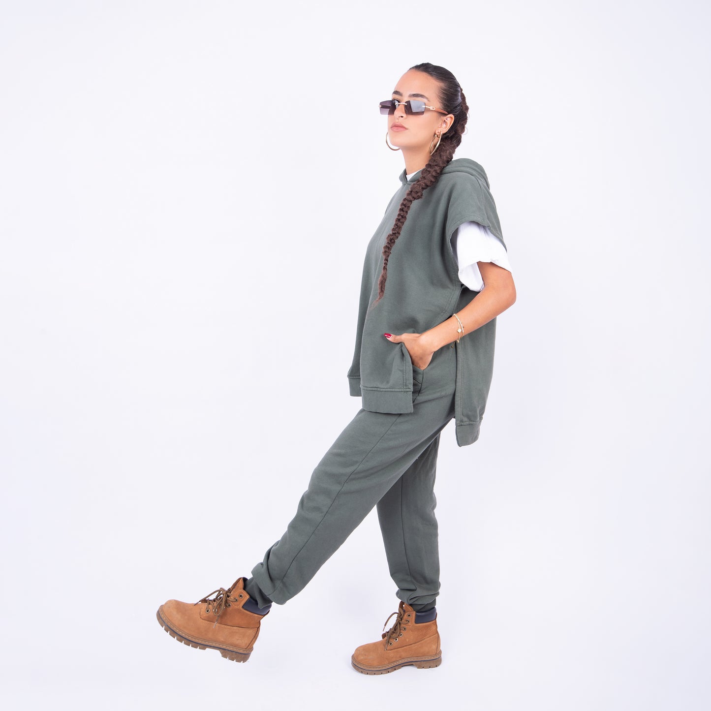 Milton olive sweat pants