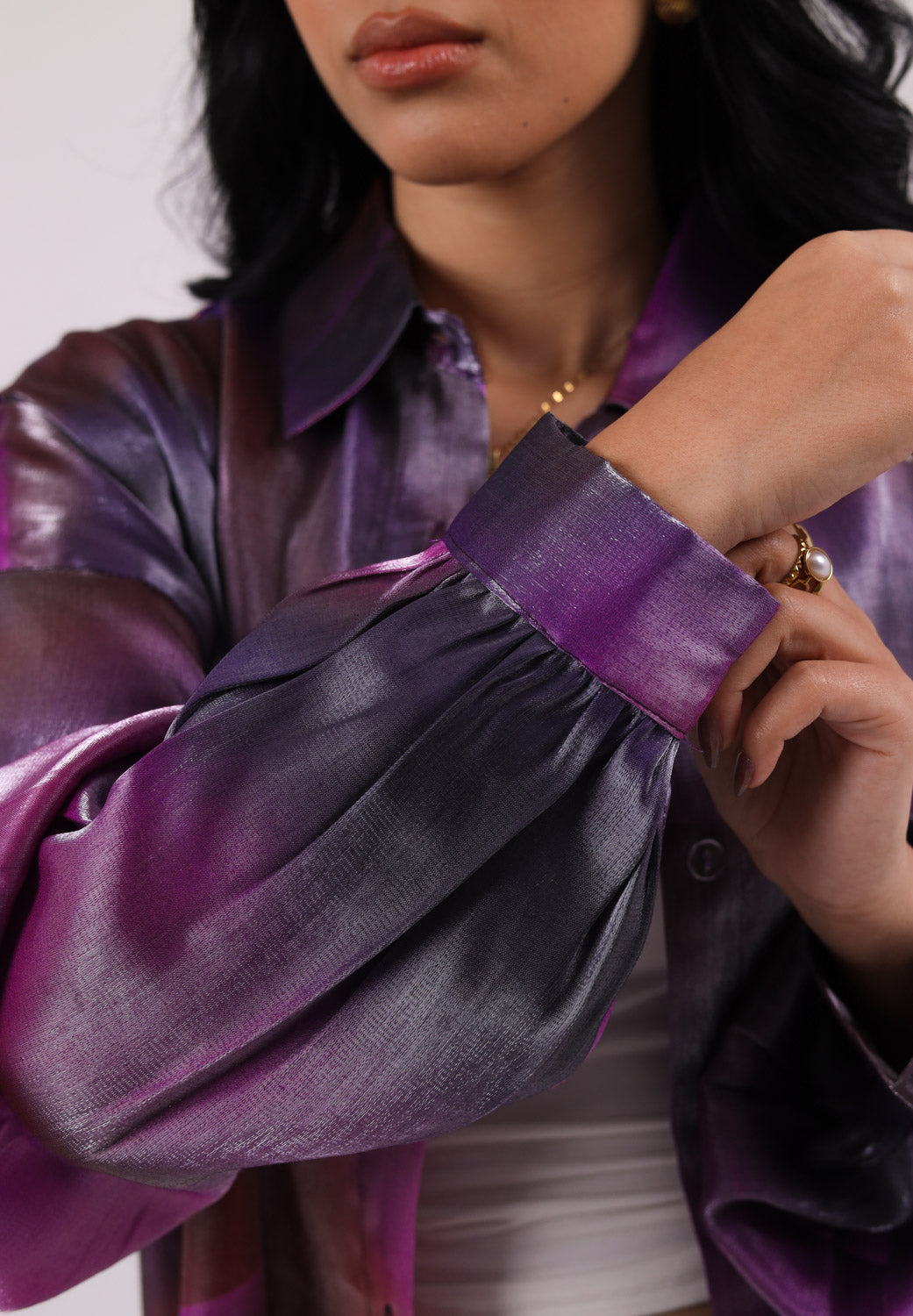 Glam shimmery set .